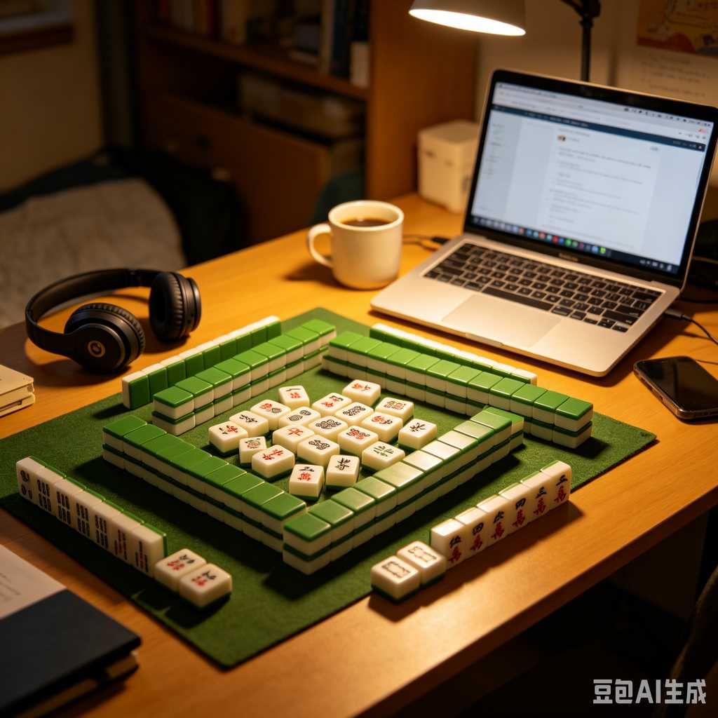 camping mahjong game set