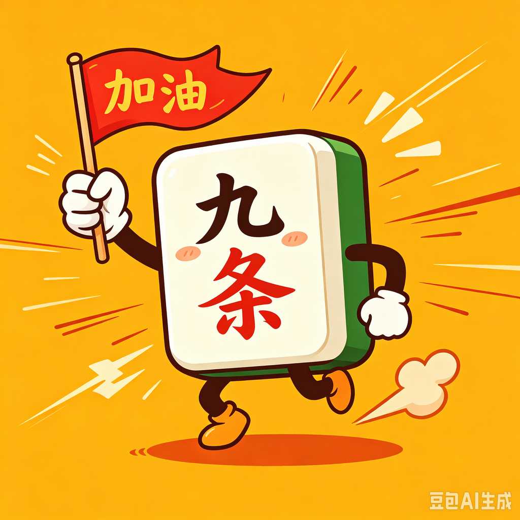 simple text mahjong tiles