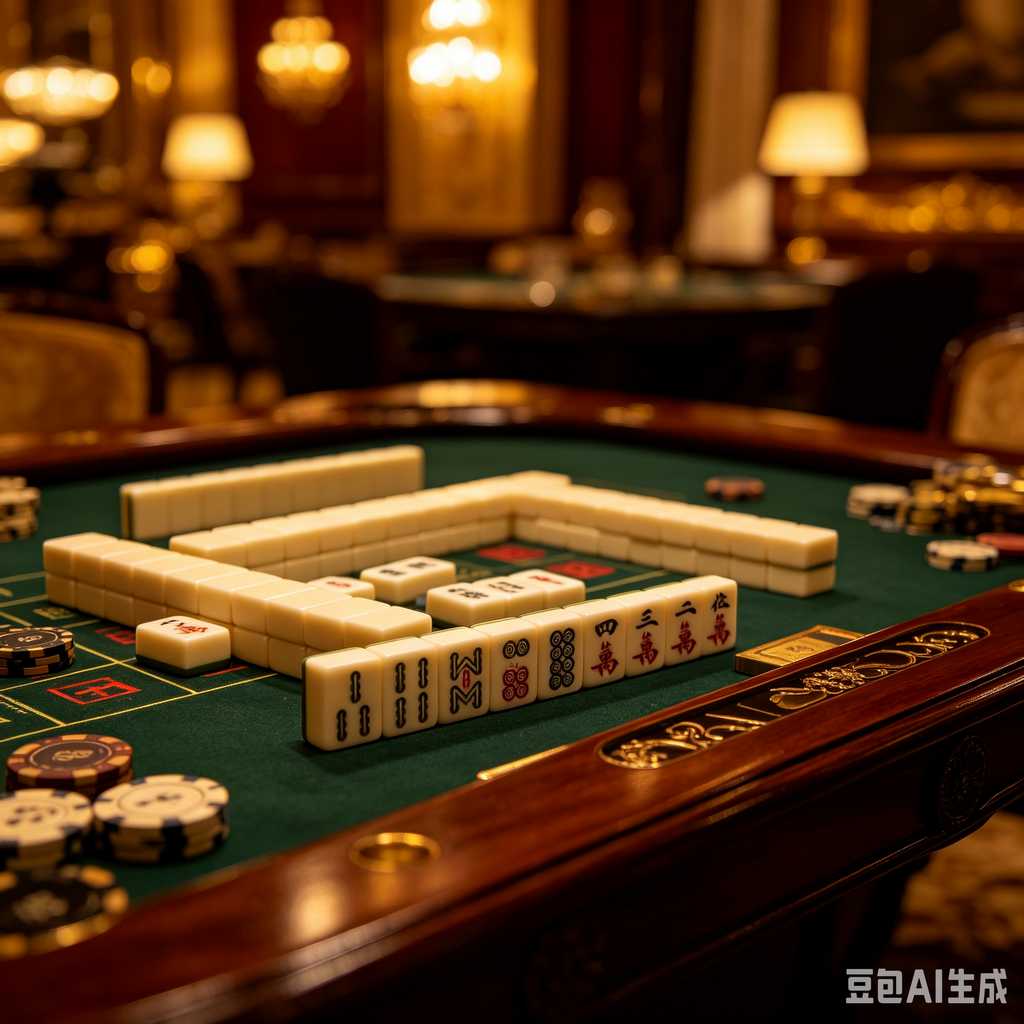 asian classic board game mahjong